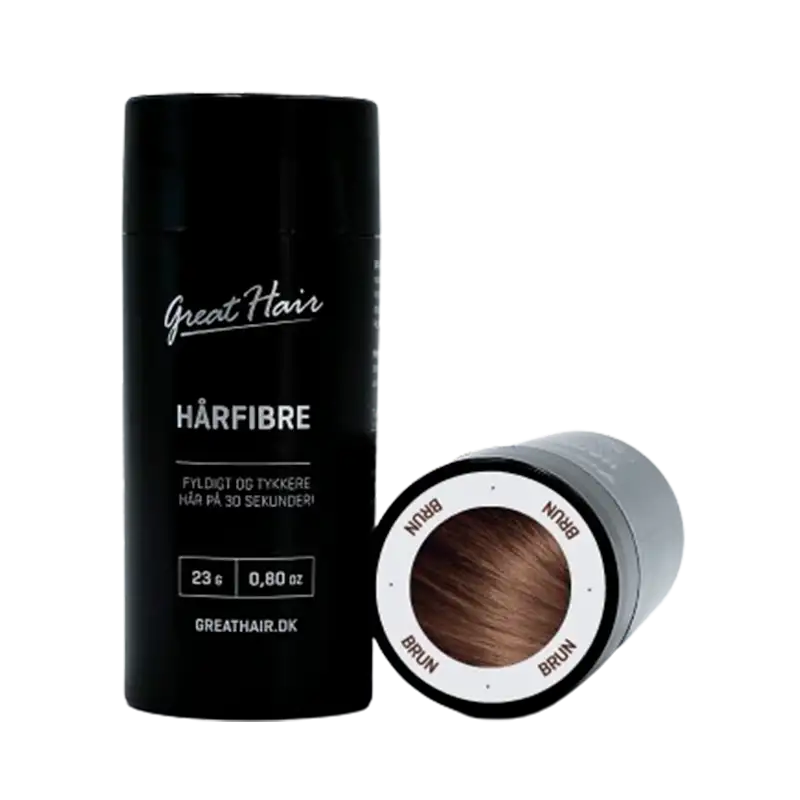 Great Hair Hårfibre - Brun (23 g.)