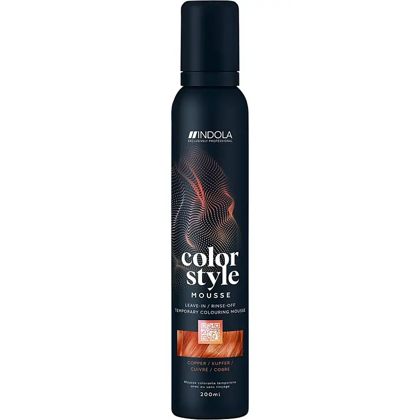 INDOLA Color Style Mousse Kobber 200 ml