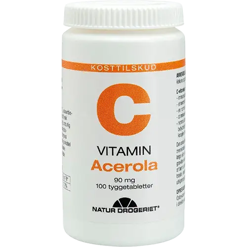 Natur Drogeriet C-Vitamin Acerola 90 mg (100 tabl)