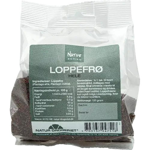 Natur Drogeriet Loppefrø Hele (100 g)