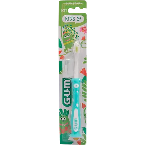 GUM Tandbørste Kids Monster 2+ År Ass. Farve (1 stk)