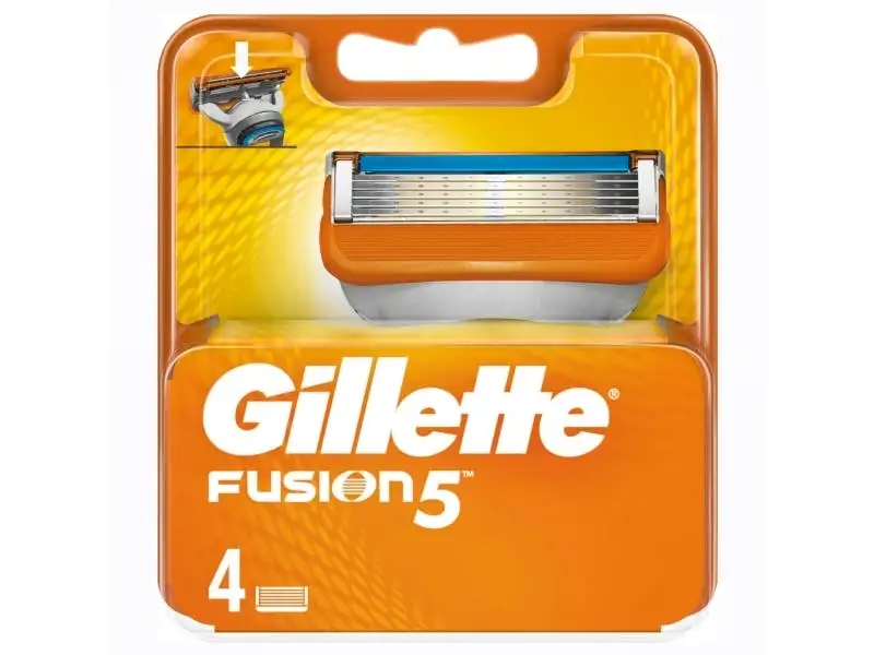 Gillette Fusion Barberblade 4 stk