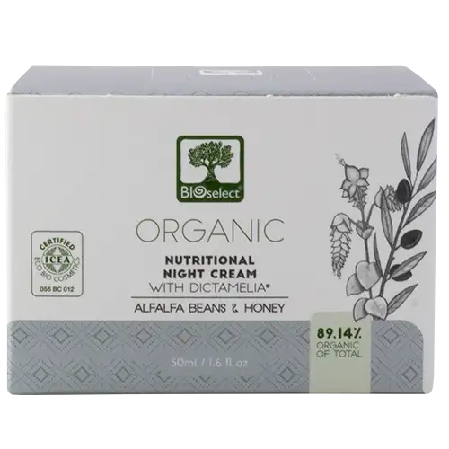 Bioselect Intensiv Natcreme Anti-rynke pleje (50 ml)