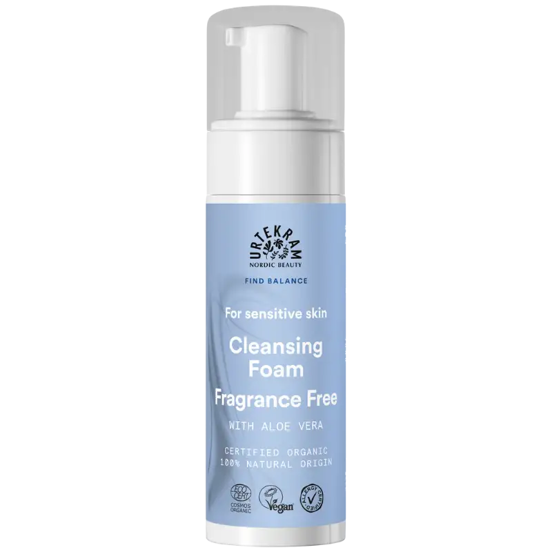 Urtekram Fragrence Free Cleansing Foam - Sensitive Skin (150 ml)