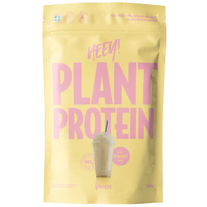 Heey! Vegan Plant Protein + Vitamin B12 Vanilla (500 g)