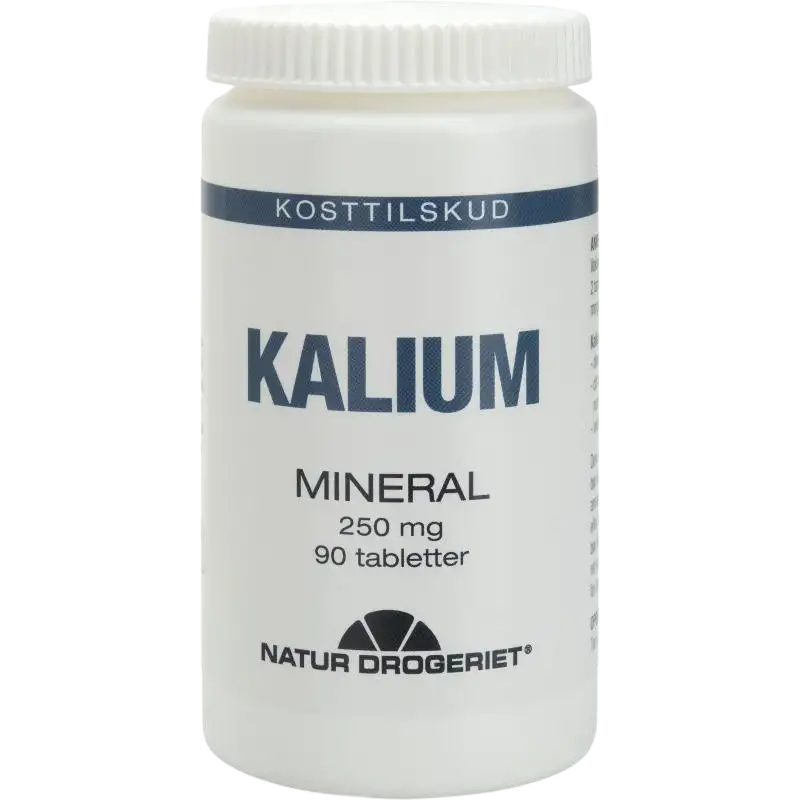 Natur Drogeriet Kalium 250 mg (90 tabl)