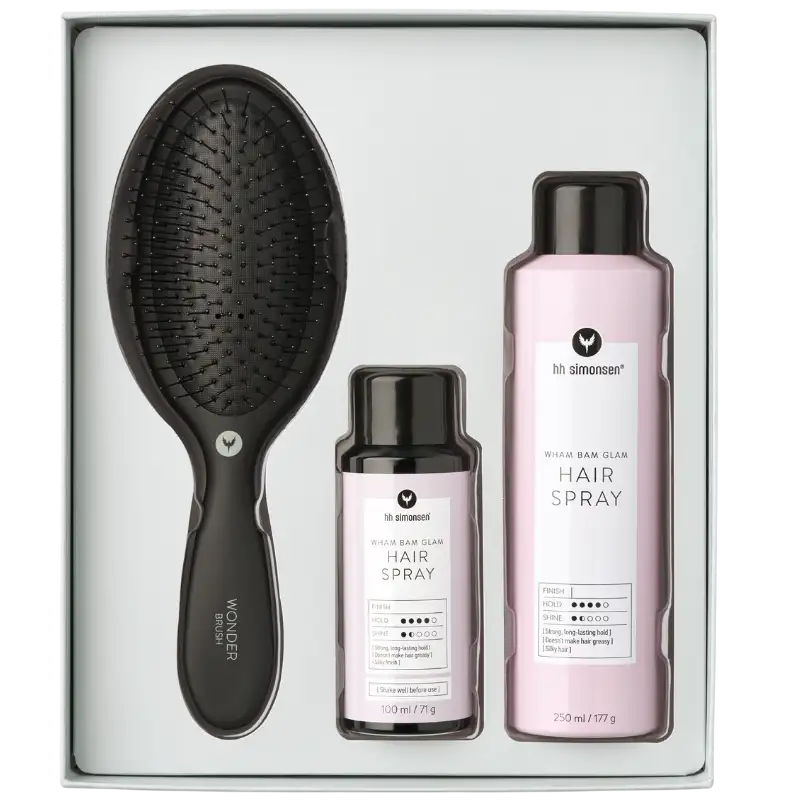 HH Simonsen Hair Spray Gift Box Inkl. Wonder Brush (1 sæt)