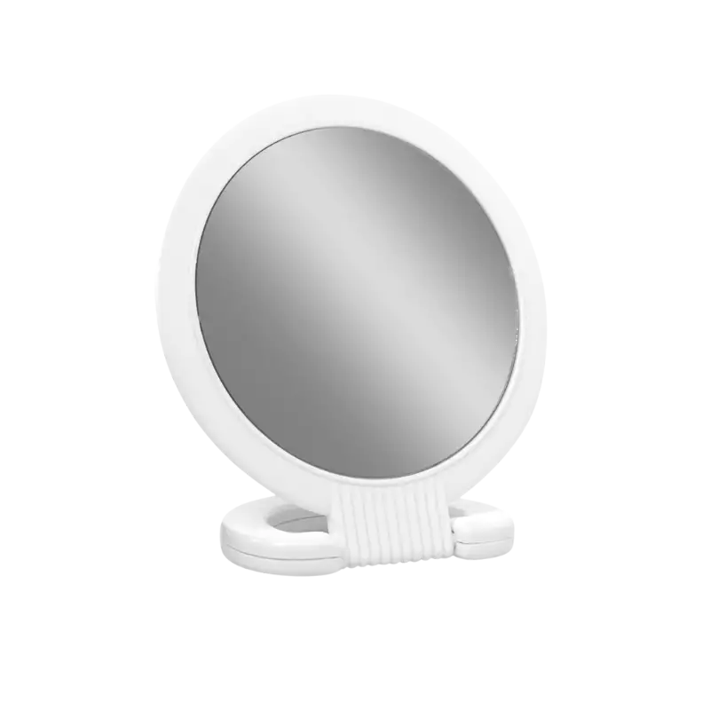 Studio Dobbeltsidet Hånd/Hænge Spejl x2 Forstørrelse - Hvid (1 stk)