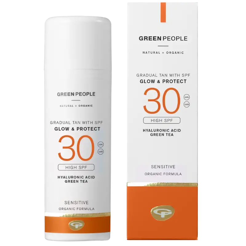 Green People Glow & Protect Gradual Tan SPF30  (150 ml)