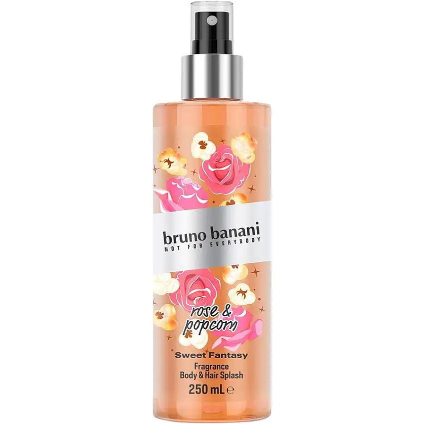 Bruno Banani Woman Summer Sweet Fantasy Fragrance Body & Hair Splash Rose & Popcorn 250 ml