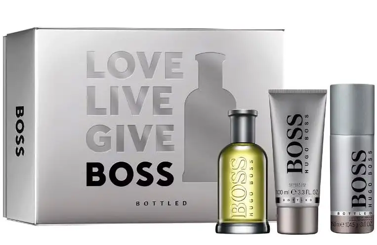 Hugo Boss Boss Bottled Set EDT & Shower Gel & Deospray 2 x 100 ml + 150 ml