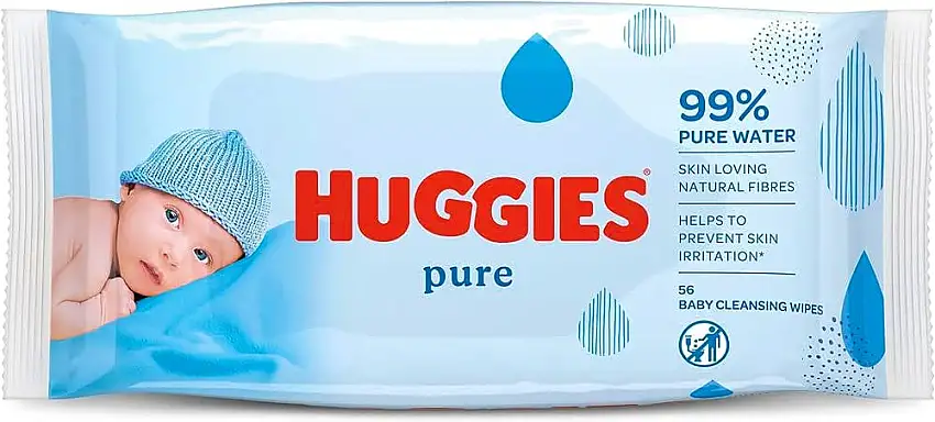 Huggies Baby Wipes Pure 56 stk