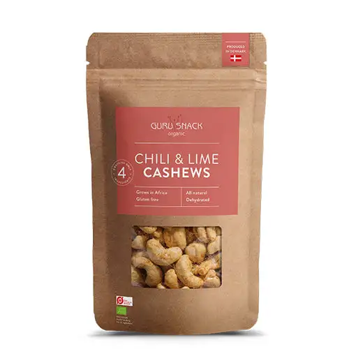 Cashews Chili & Lime Økologisk | 100 gr