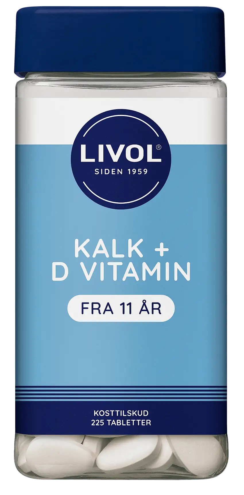 Livol Mono Kalk + D3 vitamin 225 stk