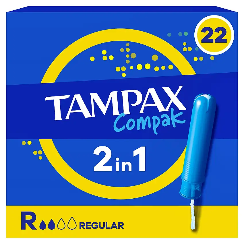 Tampax Compak Regular 22 stk