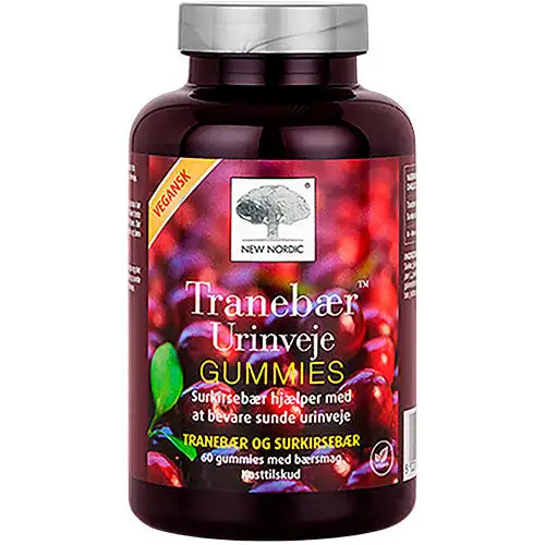 Tranebær Urinveje Gummies | 60 gummies