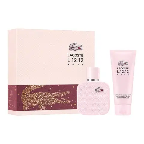 Lacoste L.12.12 Rose EDP Gift Set 50 ml + 100 ml