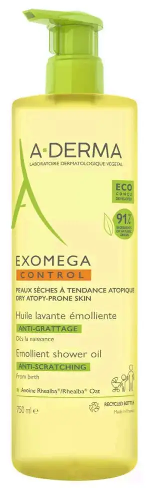 A-Derma Exomega Control Shower Oil 750 ml