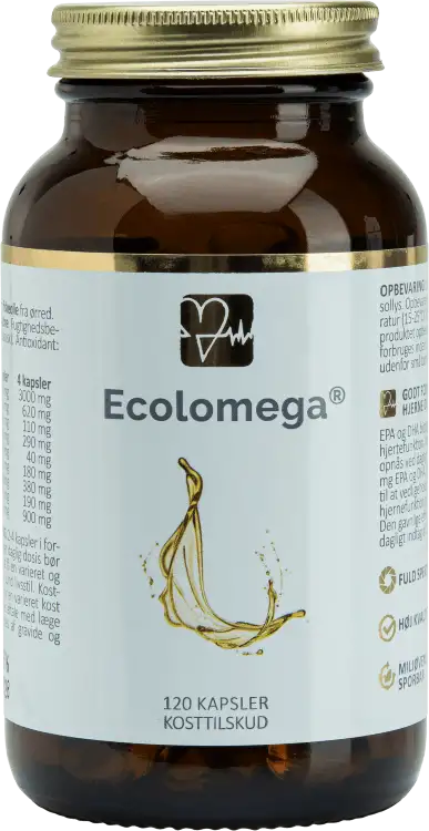 Natur Drogeriet Ecolomega Fiskeolie Kapsler 120 stk