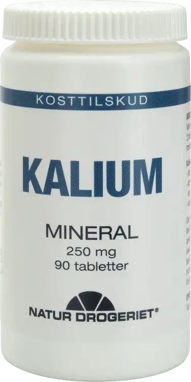 Natur Drogeriet Kalium Complex Tabletter 250 mg 90 stk