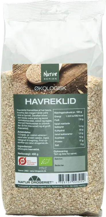 Natur Drogeriet Havreklid Øko 450 g
