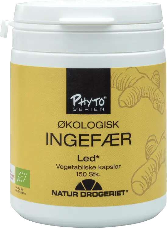 Natur Drogeriet Ingefær Kapsler Øko 150 stk