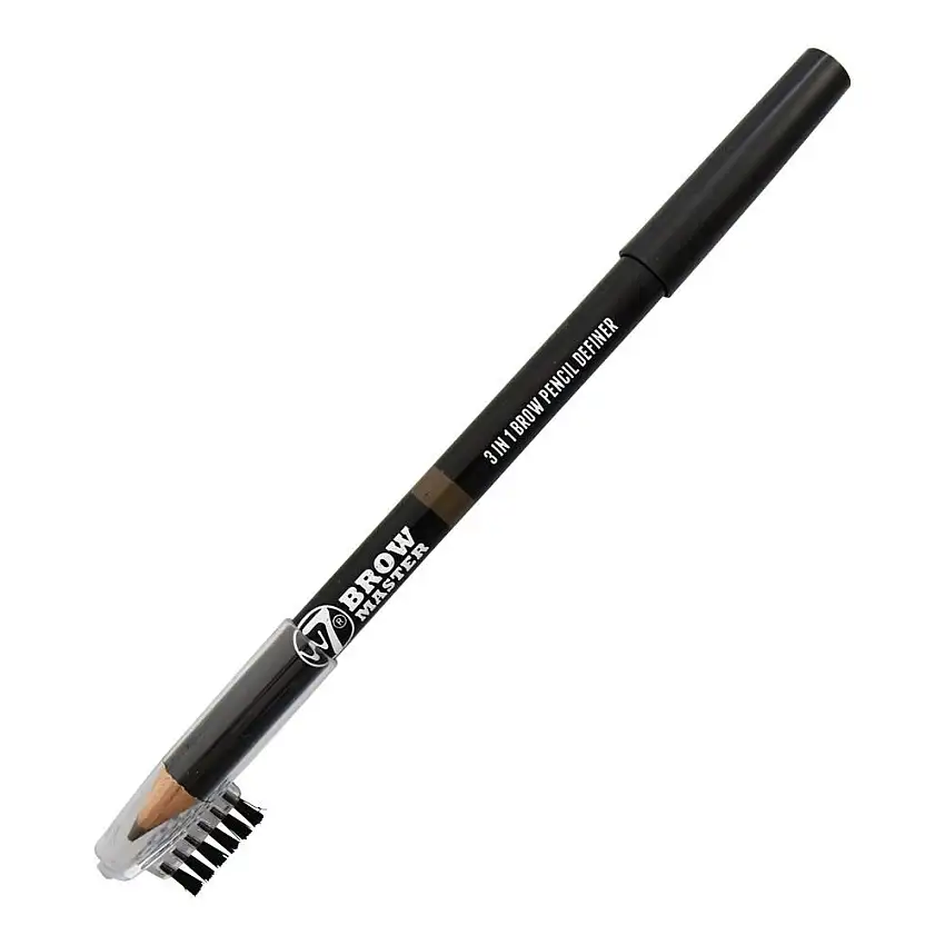 W7 Brow Master 3 In 1 Brow Pencil Definer Brown 1 stk