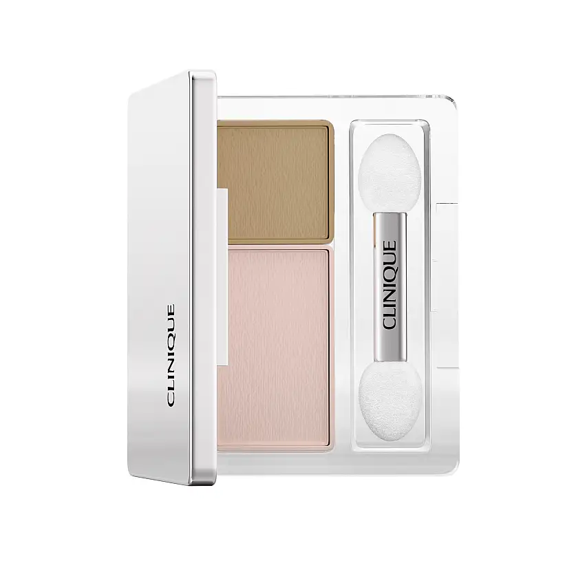 Clinique All About Shadow Duo Eyeshadow Seashell Pink/Fawn Satin