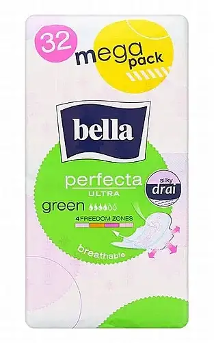 Perfecta Ultra grønne puder, 32 stk 32460014
