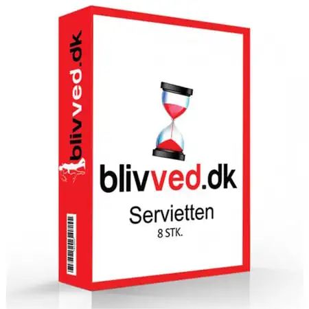 Blivved Servietten (8 stk)