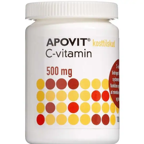 APOVIT C-VITAMIN TABLETTER 500 MG (100 STK)