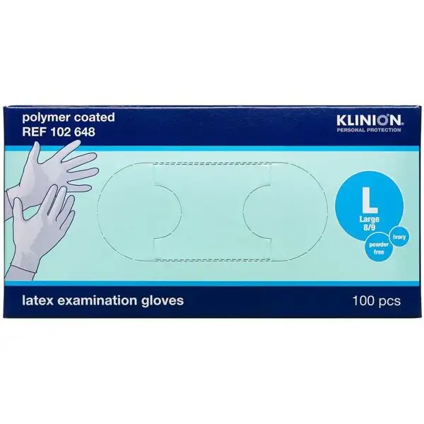 KLINION PROTECTION LATEX HANDSKER (L/PUDDERFRI)