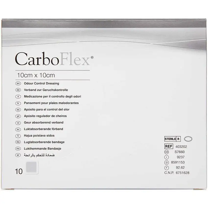 Mediq Danmark Carboflex Kulbandage 10x10 cm