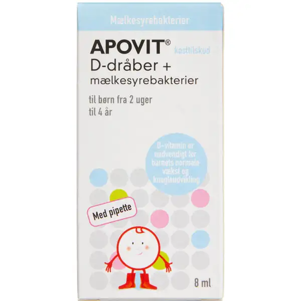 APOVIT D-DRÅBER + MÆLKESYREBAK