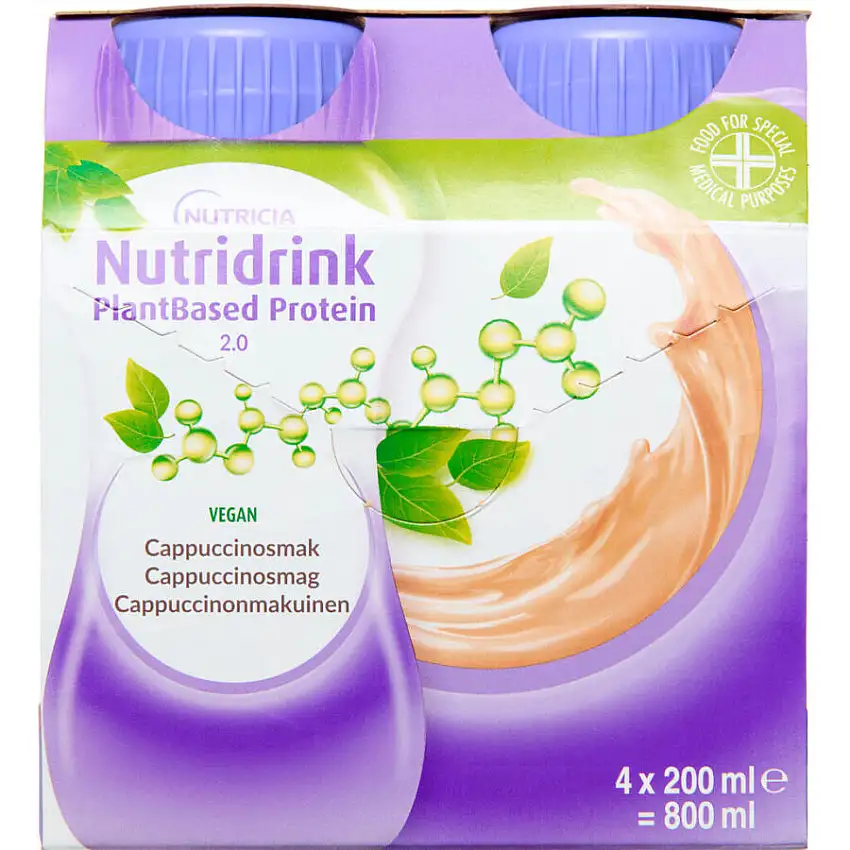 Nutridrink Plantebaseret Protein 2.0 Cappuccino