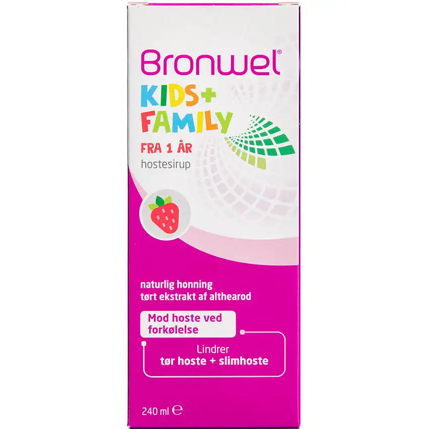 Bronwel Kids+Family Med Jordbær smag