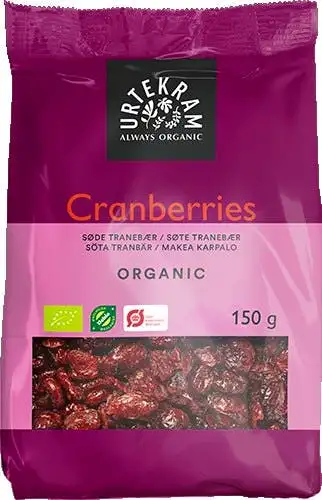 Urtekram Søde Tranebær Øko 150 g