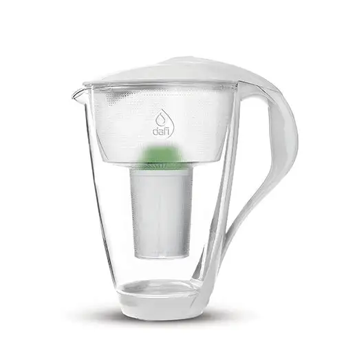 Vandfilterkande 2,0l Glas | Hvid
