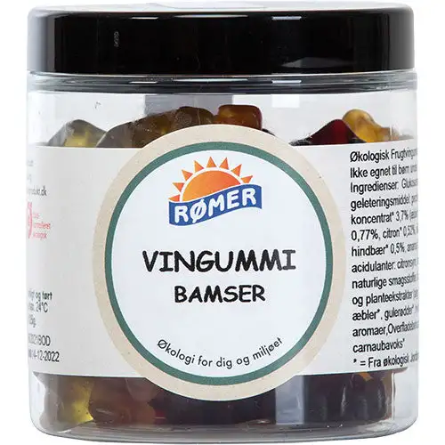 Vingummibamser Økologisk | 125 gr