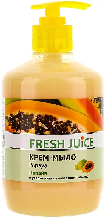 Papaya creme sæbe med fugtgivende mælk, med dispenser 19252079