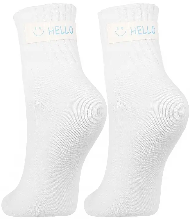 Sokker "Hello", CSL200-956, hvide 73217702