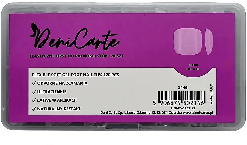 Tips til pedicuregel, 120 tip. 20413312