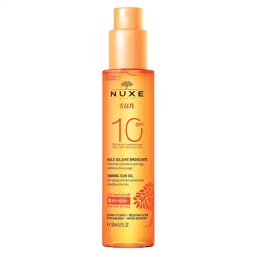 NUXE Tanning Oil Face & Body SPF 10