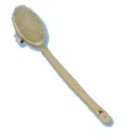 Badebørste lang med buet skaft