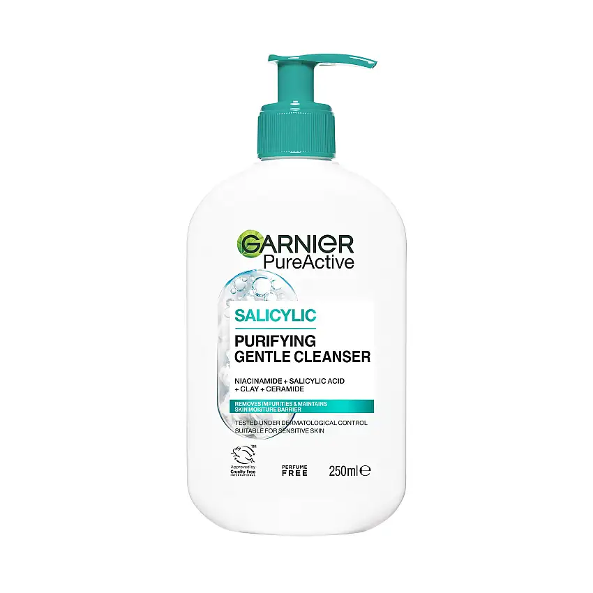 Garnier PureActive Salicylic Purifying Gentle Rensegel 250 ml