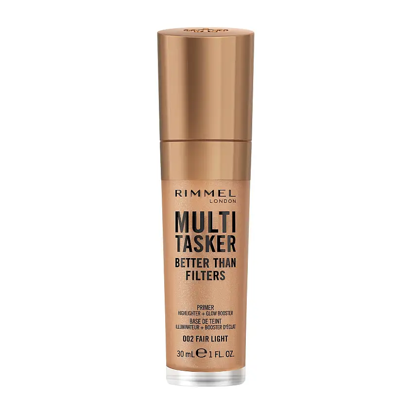 Rimmel Multi-Tasker Better Than Filters Face Primer, Glow Booster and Highlighter 002 Fair light
