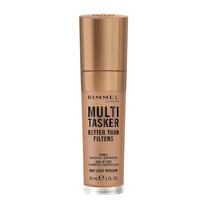 Rimmel Multi-Tasker Better Than Filters Face Primer, Glow Booster and Highlighter 004 Light medium