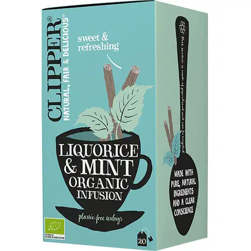 Lakridsrod & Pebermynte Te Økologisk | 20 br