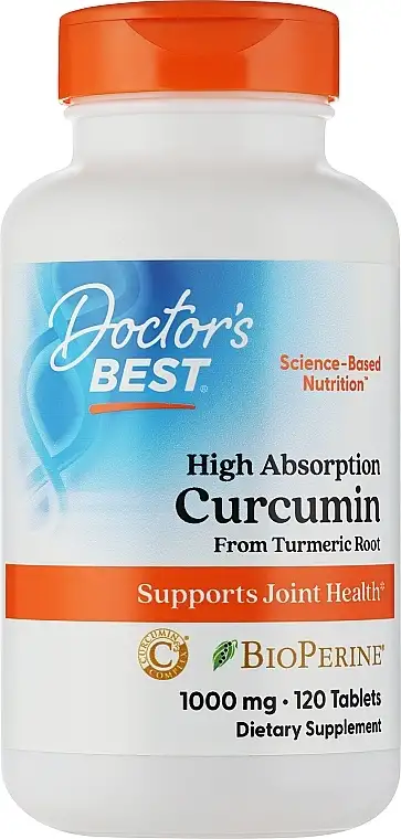 Curcumin med høj absorption med C3 Complex & BioPerine, 1000 mg, tabletter 41279710