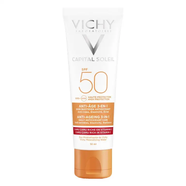 Vichy Capital Soleil Anti-Aging 3-in-1 Solbeskyttelse SPF 50